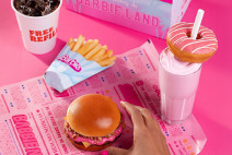 barbie themed burger king meal